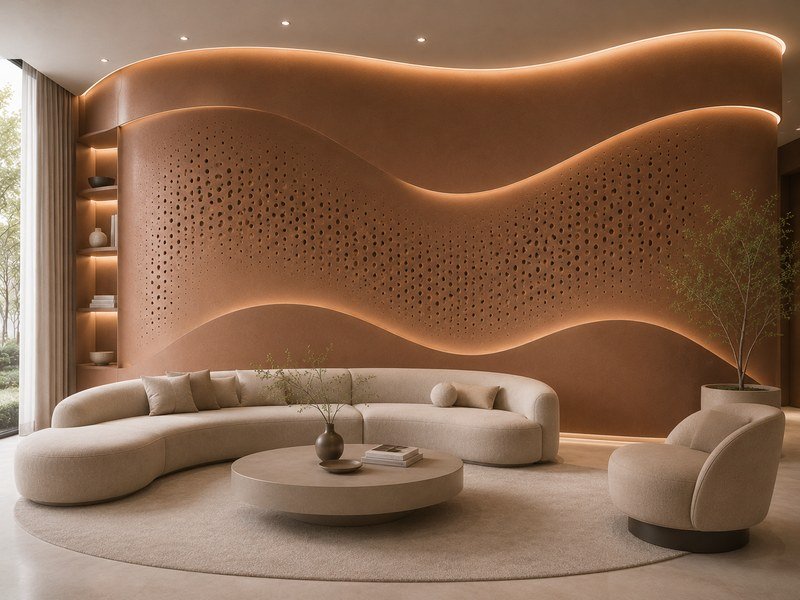 WAZWOOD CNC Design Panels — Residential WAZWOOD CNC decorative panels for accent walls and residential feature walls