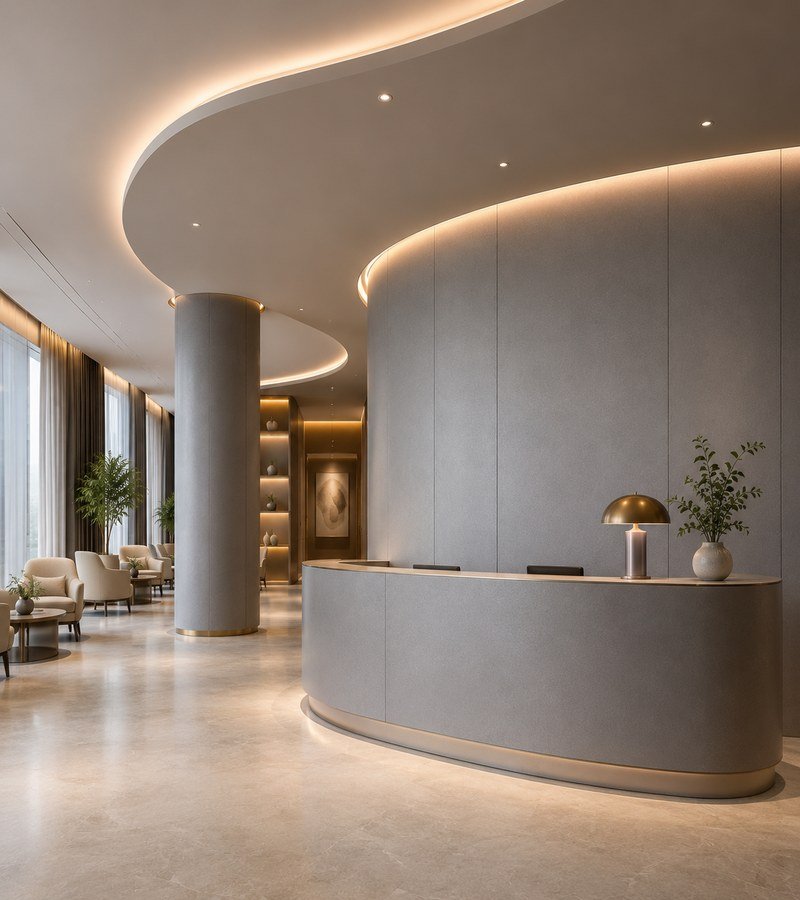 Hotel interior fit-out fire compliant