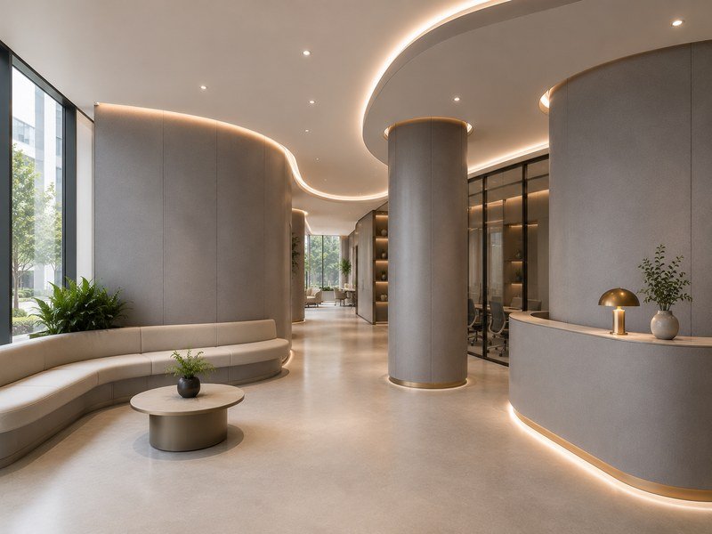 Institutional interior fire compliant