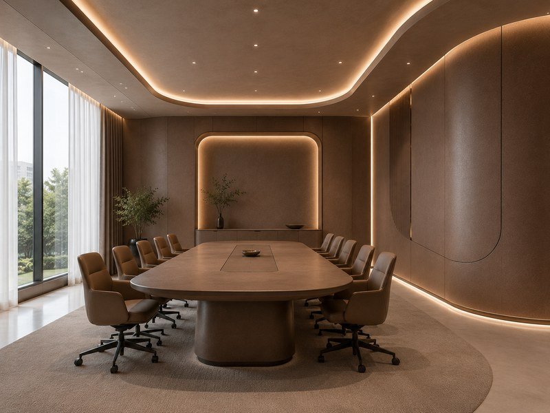 Hotel conference and banquet room paneled with WAZWOOD boards