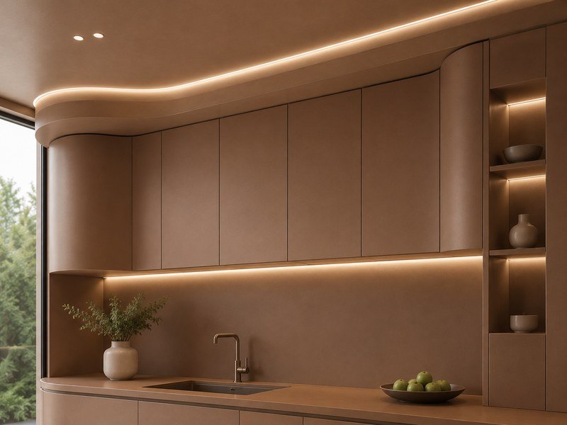 Kitchen upper cabinets and wall units
