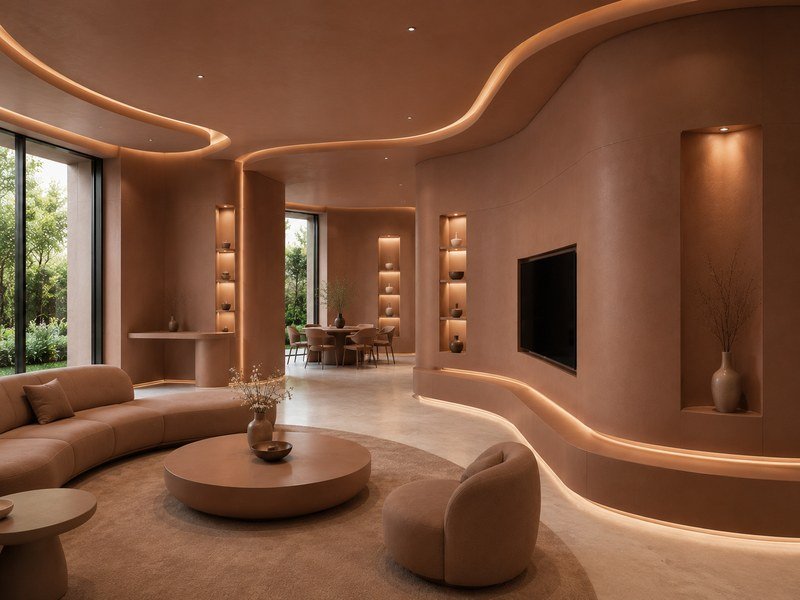 Modern luxury interior NFC boards