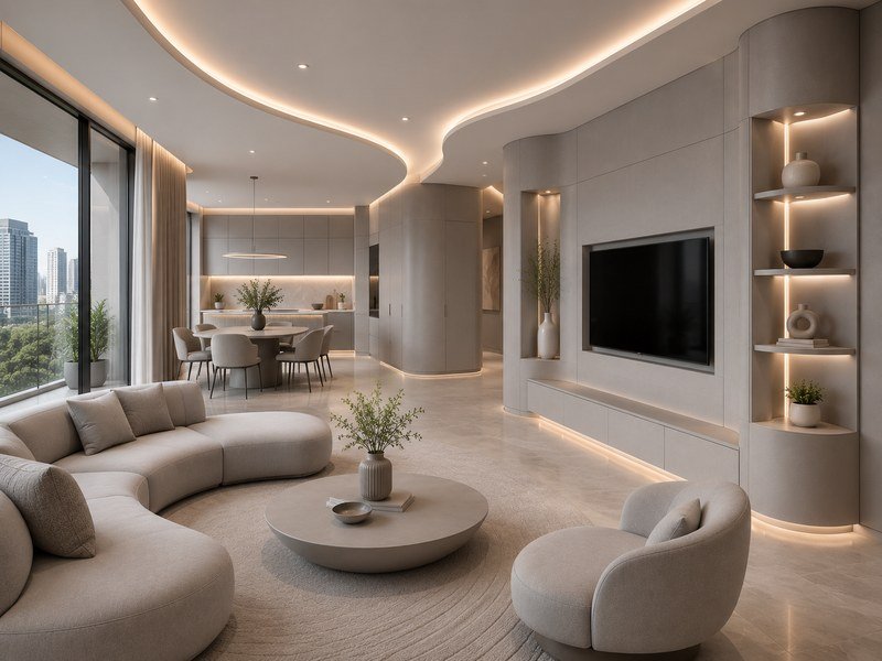 Luxury apartment interior
