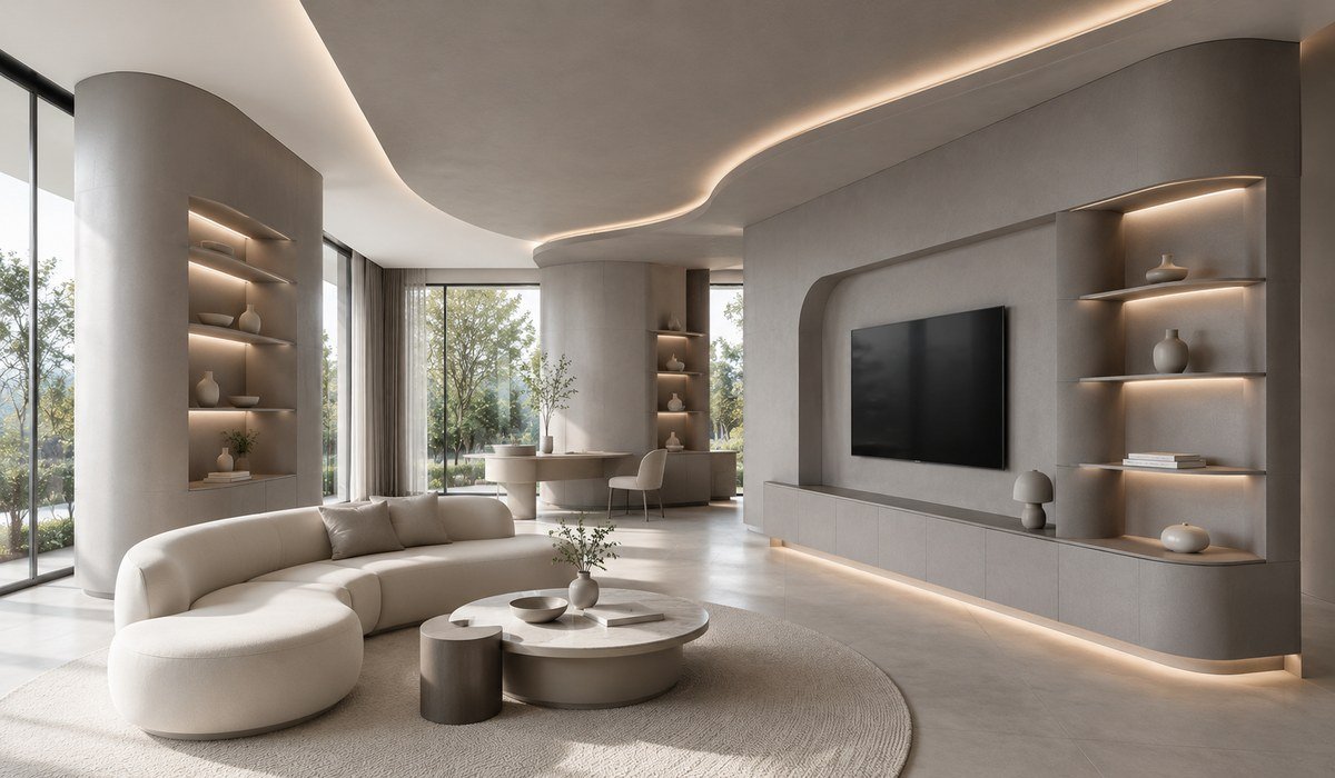 Modern premium interior with NFC boards