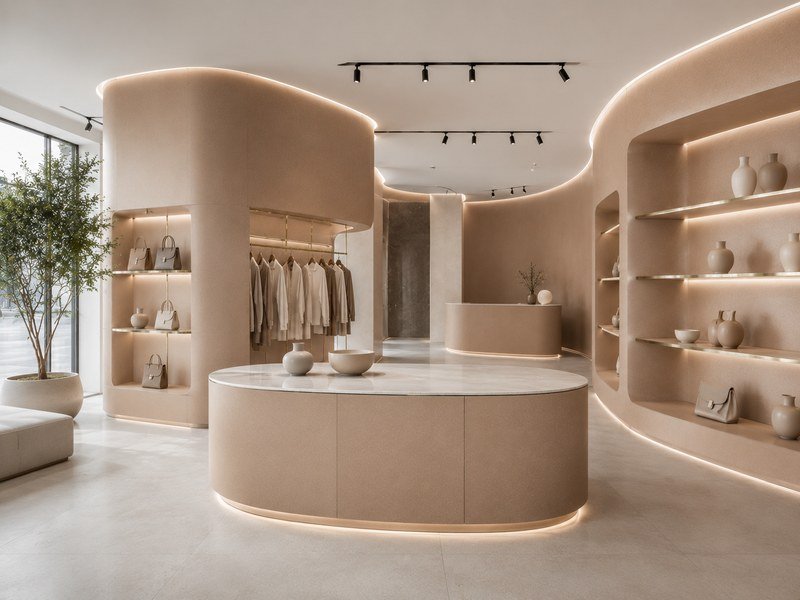 Showroom interior systems