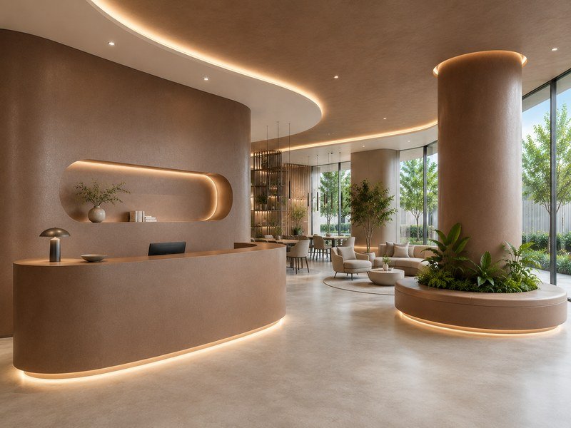 Sustainable commercial interior