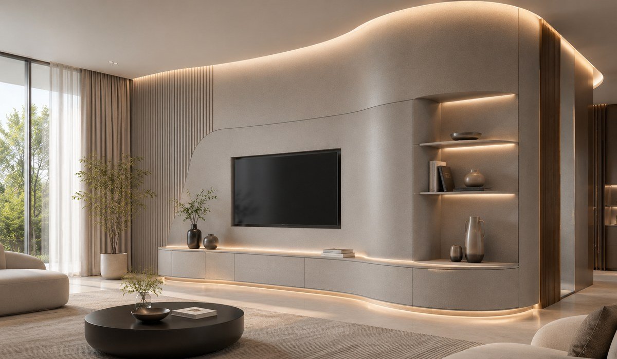 WAZWOOD Veneer Finishing Board — Feature Wall Natural wood veneer panels on WAZWOOD board for luxury interior feature walls