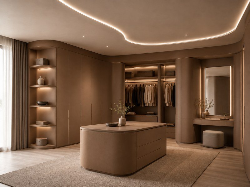 Luxury residential wardrobe